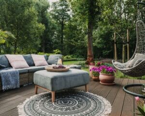 DIY living coffee table for your garden