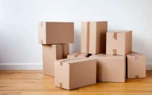 What is the maximum weight I can pack into a moving box?